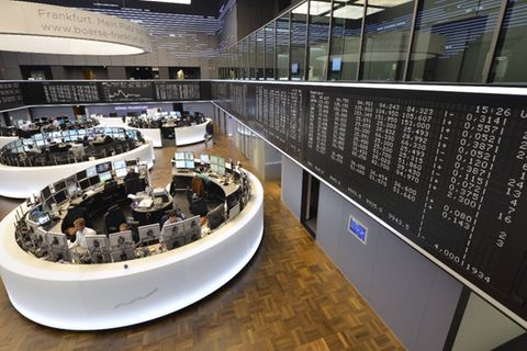 Handelssaal der Frankfurter Börse