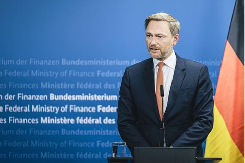Christian Lindner Mitte Dezember im Finanzministerium