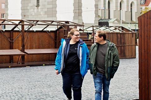 Von Schwaben ins Silicon Valley: Claudia und Benedikt Sauter in ihrer Wahlheimat Augsburg