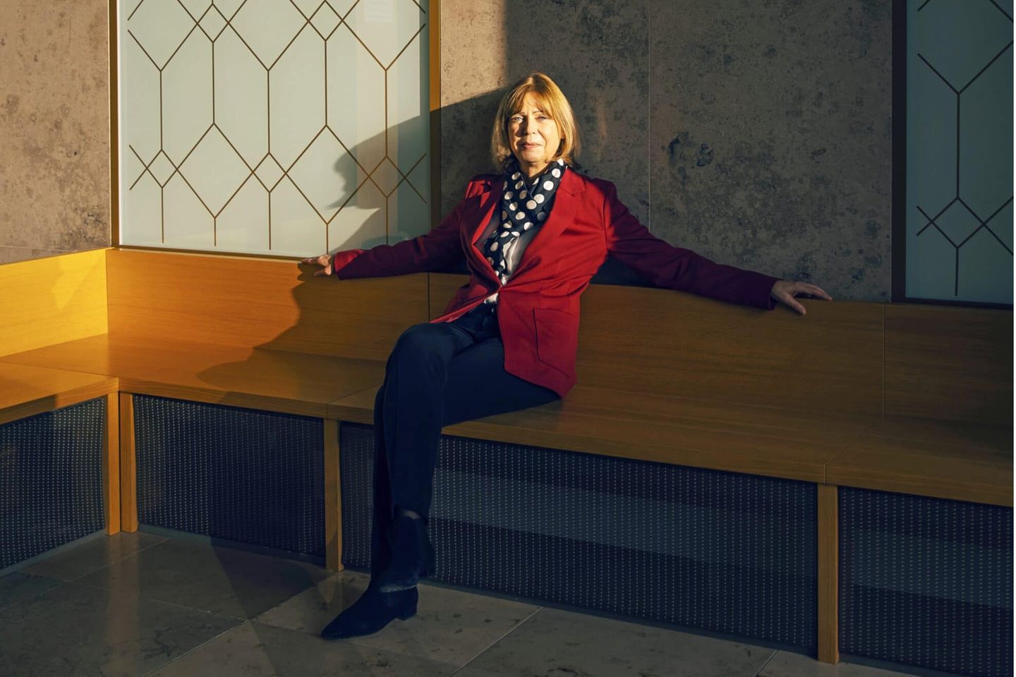 Anja Mikus in der Zentrale des Kenfo in Berlin