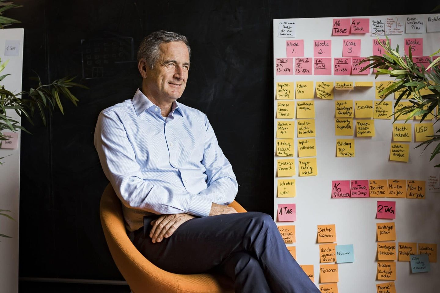 Frank Mastiaux hat den Energiekonzern EnBW kräftig umgebaut – auch mithilfe eines eigens geschaffenen Innovationscampus, wo dieses Bild entstand