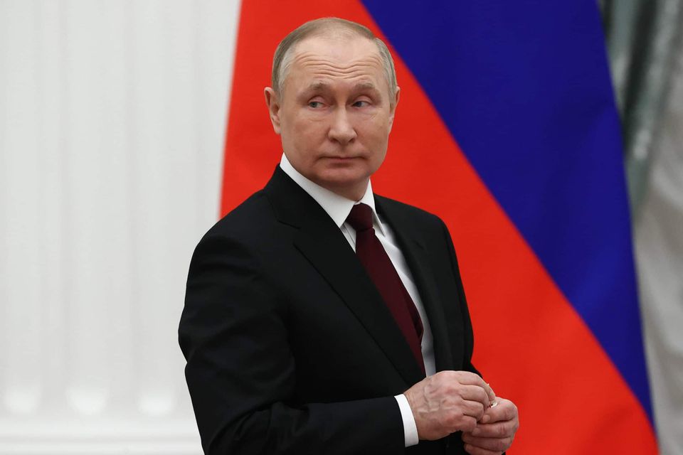 Russlands Präsident Wladimir Putin Anfang Februar in Moskau