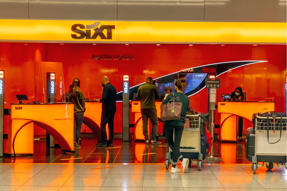 Autovermieter Sixt am Flughafen Stuttgart