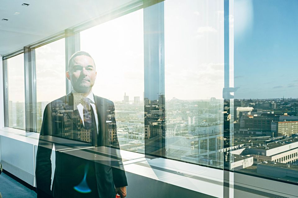 Finanzinvestor Lars Windhorst in der Berliner Repräsentanz seiner Tennor-Gruppe