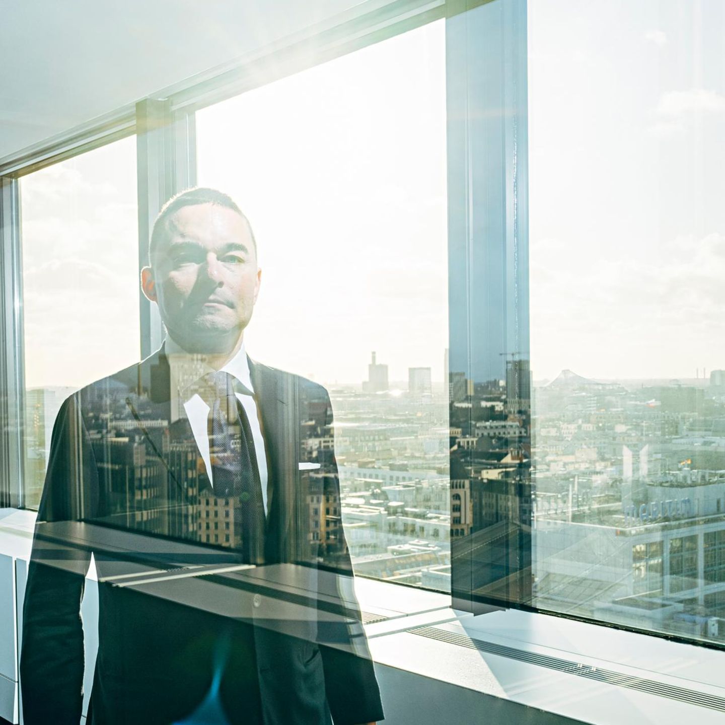 Finanzinvestor Lars Windhorst in der Berliner Repräsentanz seiner Tennor-Gruppe
