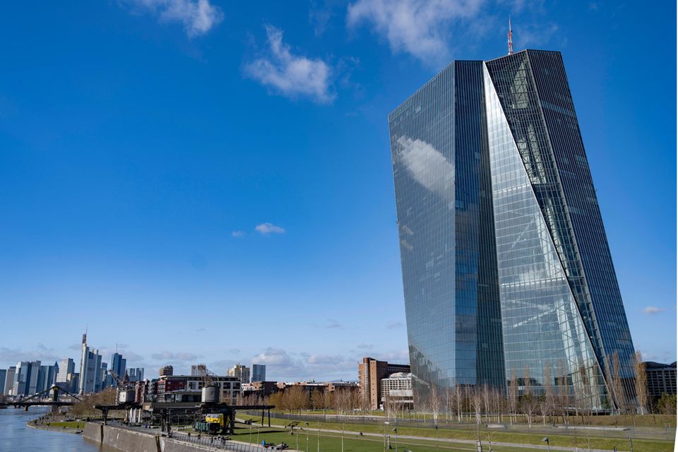 Gebäude der Europäischen Zentralbank in Frankfurt