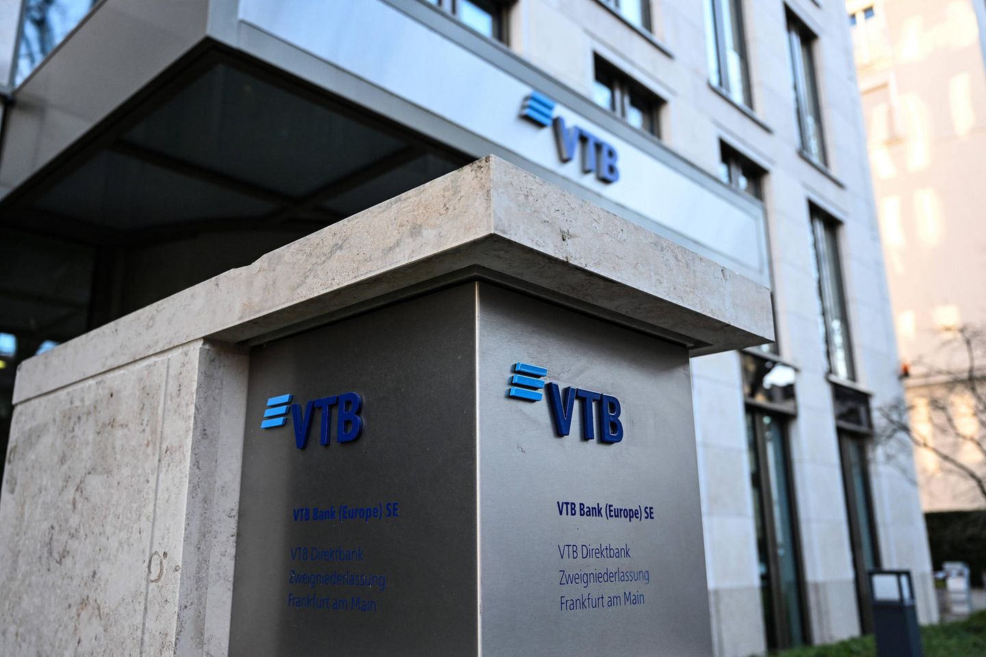 Niederlassung der russischen VTB Bank in Frankfurt