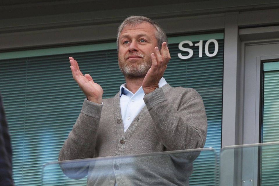 Roman Abramowitsch auf der Tribüne „seines“ Klubs