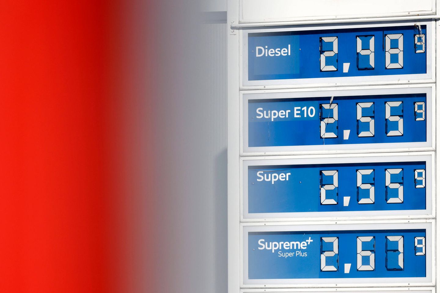 Der Dieselpreis ist massiv angestiegen.