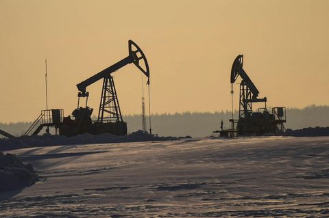 Ölpumpe in Russland
