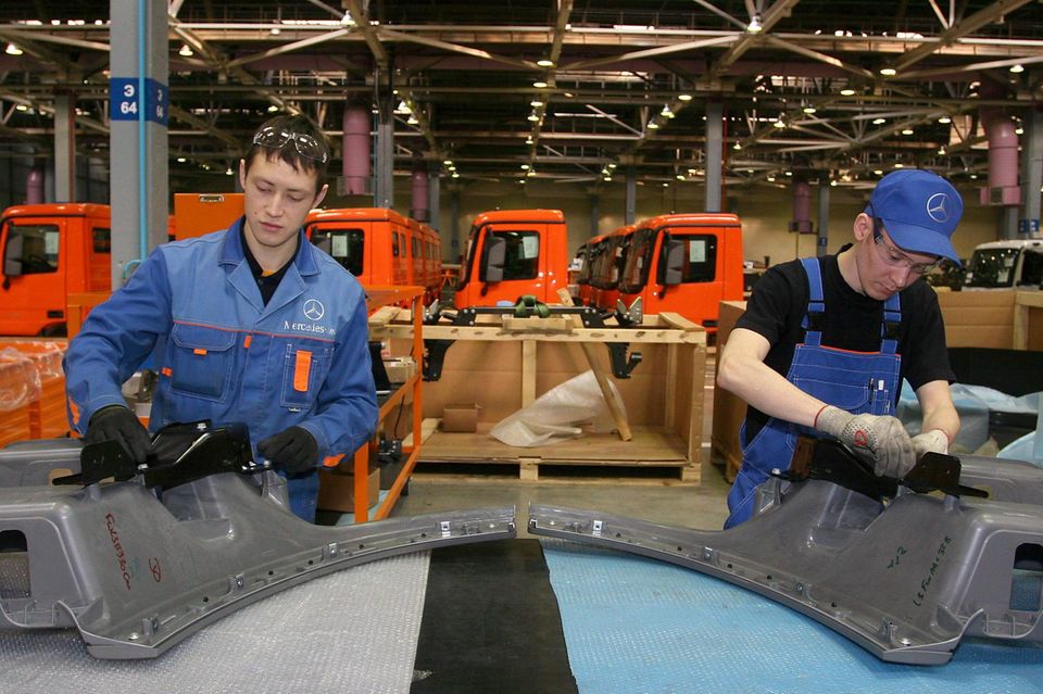 Daimler Trucks produzierte in Russland Lkws