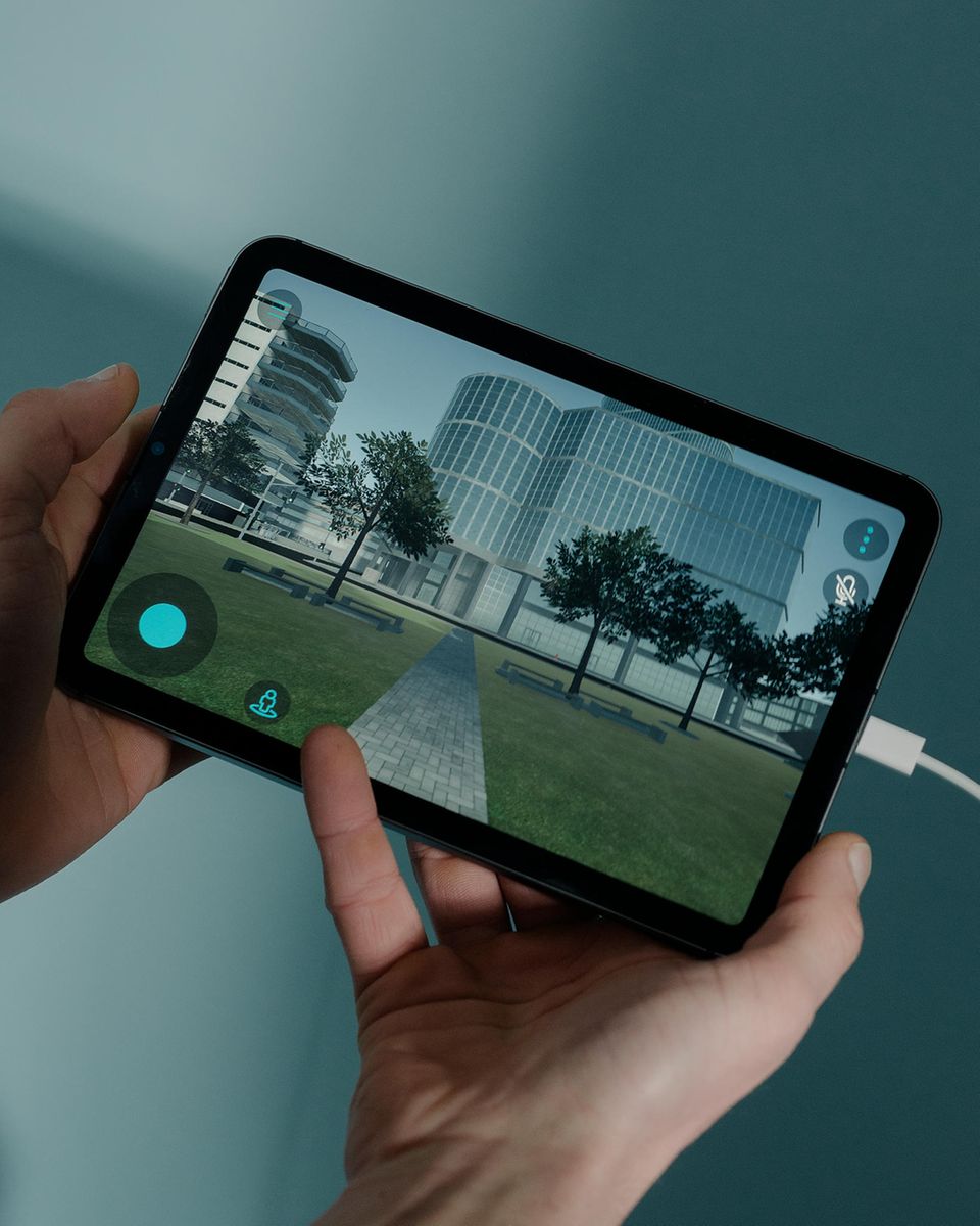 Die 3M-Experten können ihre Kunden unter anderem in einem digitalen Park treffen