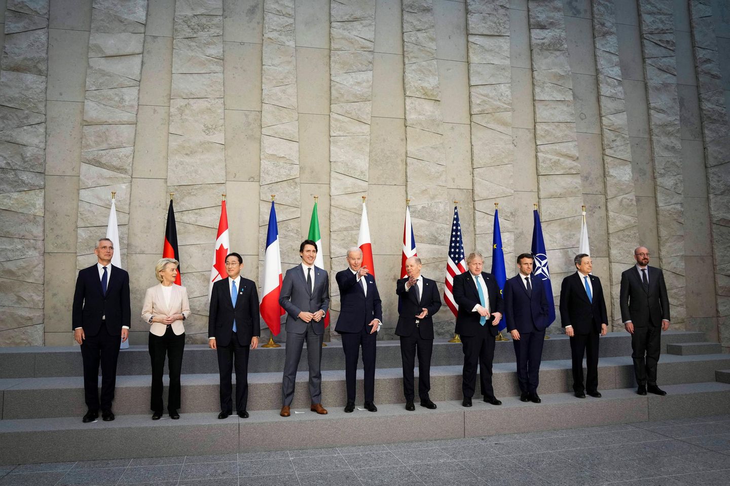 Von Gipfel zu Gipfel: Auch die G7-Staaten trafen sich in Brüssel, um über die durch den russischen Überfall auf die Ukraine ausgelöste Krise zu beraten