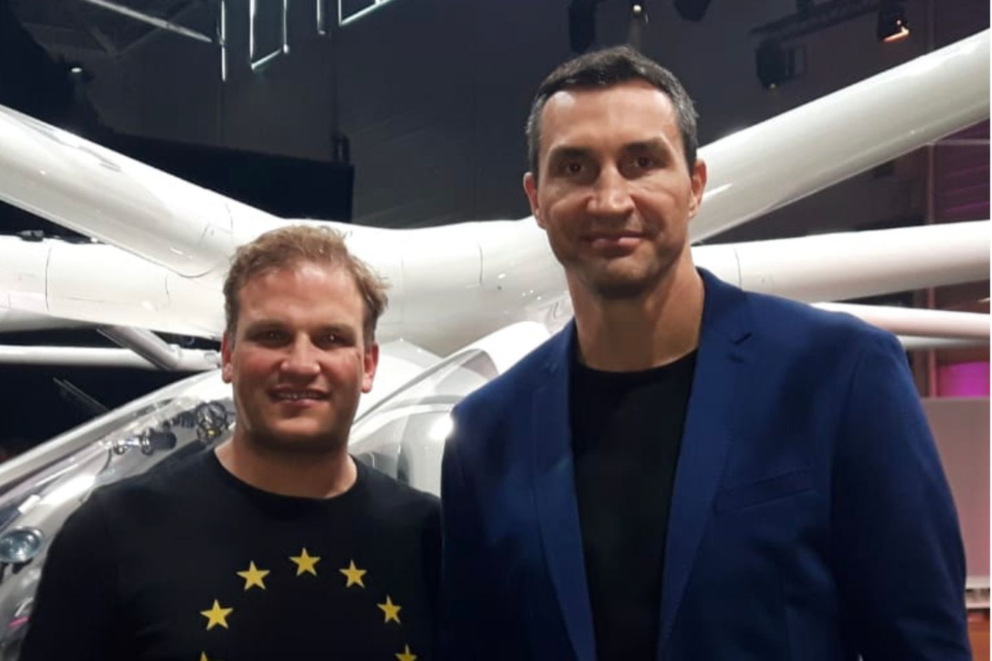 Philipp Depiereux mit Wladimit Klitschko vor ein paar Jahren bei einer Veranstaltung