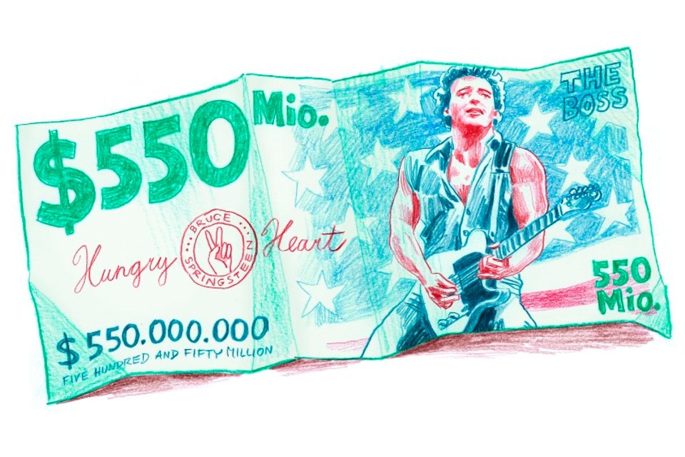 Bruce Springsteen bleibt mit einem 550-Mio.-Dollar-Deal der Boss in der Branche.