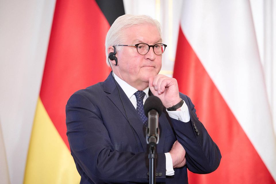 Bundespräsident Frank-Walter Steinmeier am Dienstag in Polen