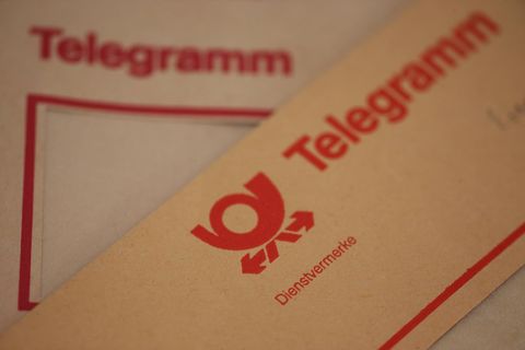 Ein Relikt, das überlebt: das Telegramm