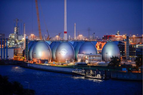Biogasanlage in Hamburg