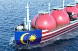 Malaysia kam 2020 mit 32,8 Milliarden Kubikmeter auf 6,7 Prozent des weltweiten Exportvolumens. Damit blieb das Land jedoch 6,9 Prozent unter dem Ergebnis von 2019. Das war nach Algerien der zweitgrößte Einbruch in dieser Rangliste.
