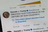 Trump twitter über angeblichen Wahlbetrug
