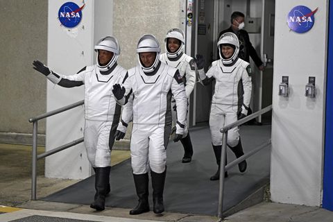 Am Dienstag startete ein vierköpfige Crew vom Kennedy Space Center in Florida mit einer SpaceX-Rakete zur Internationalen Raumstation ISS