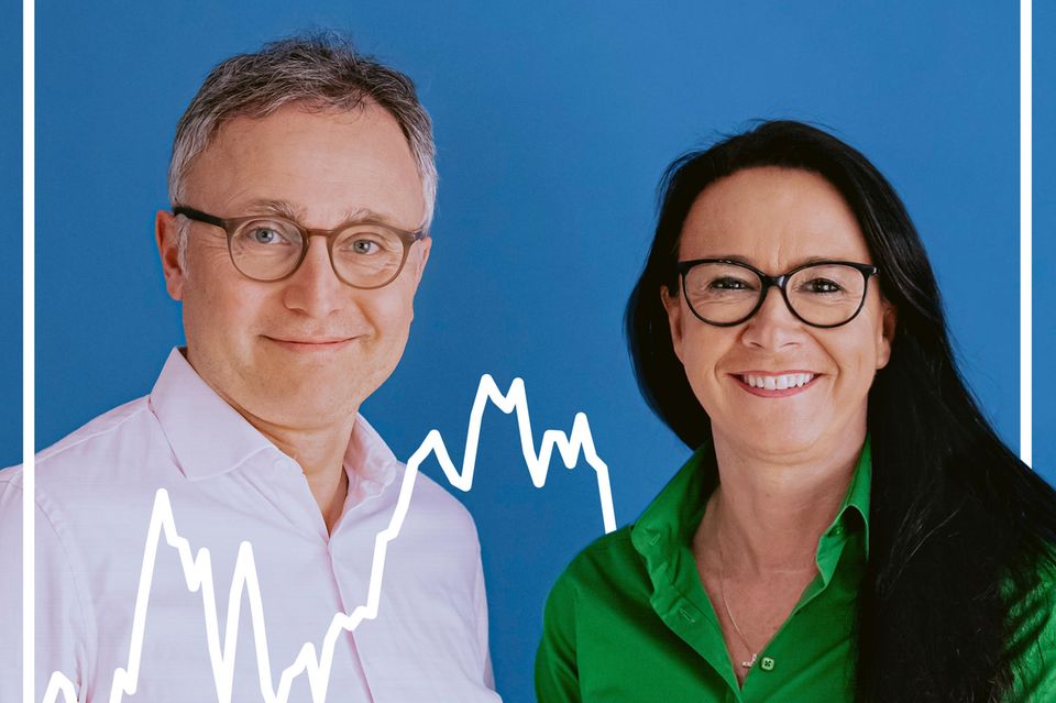 Podcastcover von "Aktien fürs Leben" mit Timo Pache und Petra Ahrens