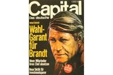 Cover aus 1969 mit einer Illustration von Helmut Schmidt, der einen "I like Willy"-Button trägt.