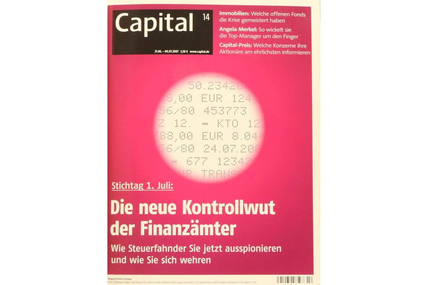 Die Bundeskanzlerin hieß nun Angela Merkel und Deutschlands Top-Manager tanzten offenbar nach ihrer Pfeife
