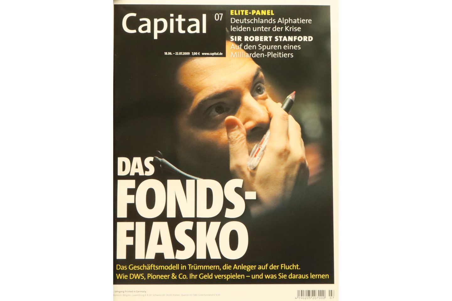 Die Finanzkrise hinterließ im Sommer 2009 ihre Spuren...