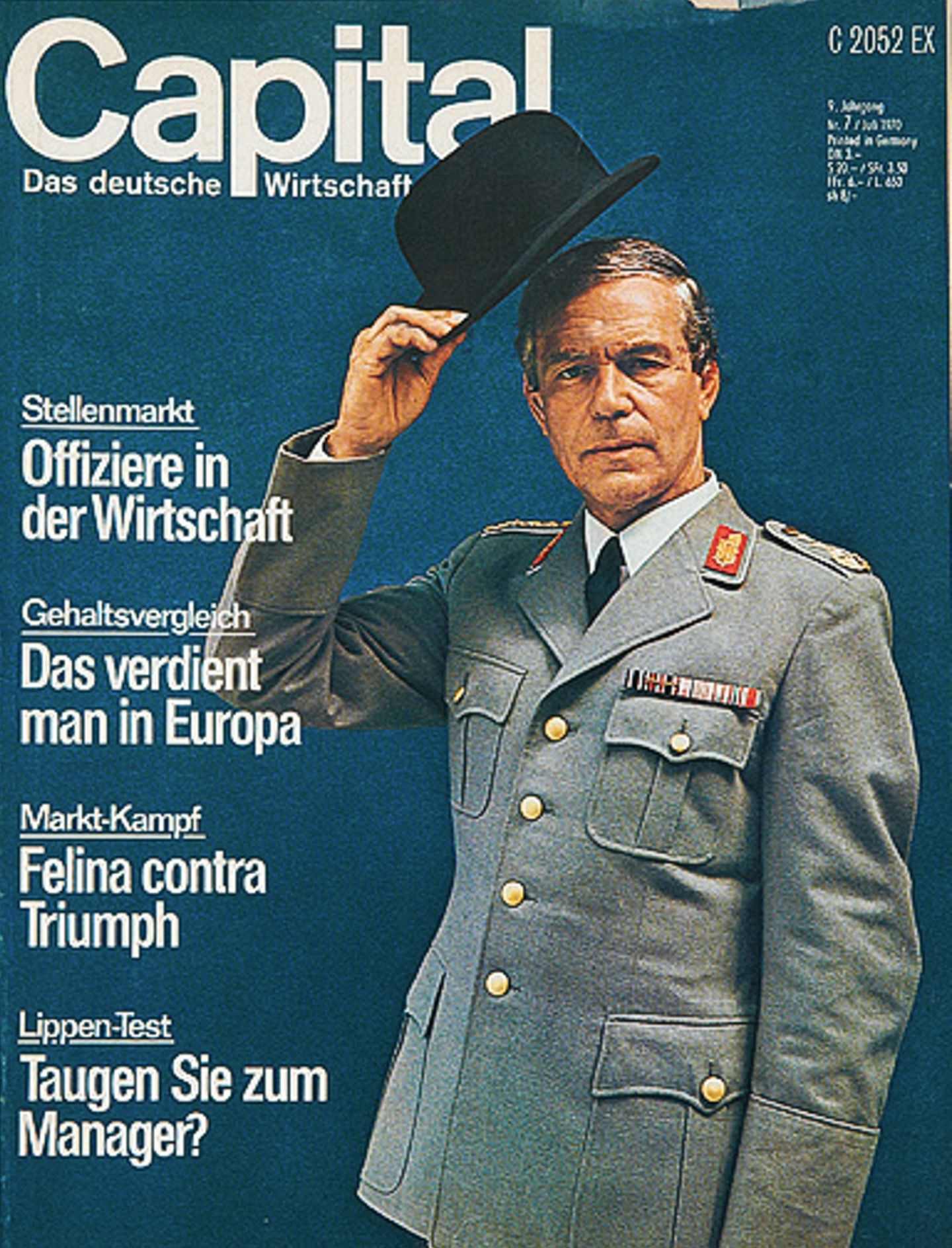 Karrierethemen waren schon immer fester Bestandteil der Capital-Mischung – auch in dieser Ausgabe aus den frühen 1970er-Jahren