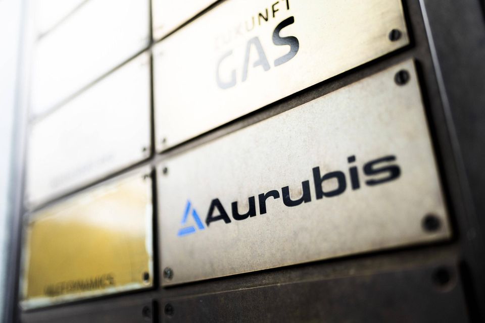 Logo des Kupferproduzenten Aurubis