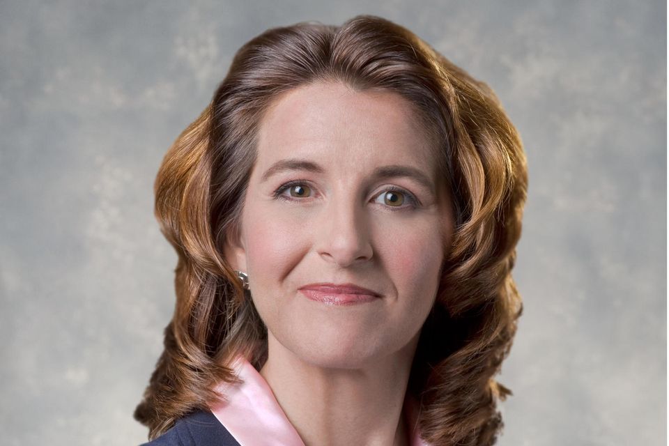 #4 Kathy Warden, Northrop Grumman Kathy Warden mit schulterlangen braunen Haaren und schwarzem Blazer