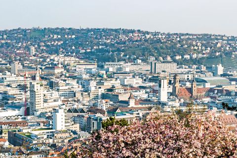Blick auf die Stuttgarter City