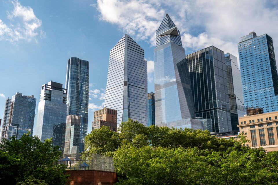 Die gläsernen Türme der New Yorker Skyline