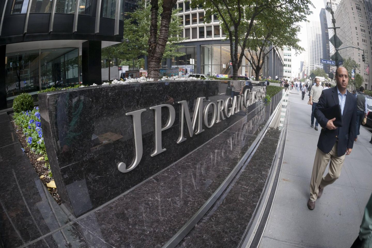 Der Hauptsitz von JP Morgan Chase & Co. in der Park Avenue in New York