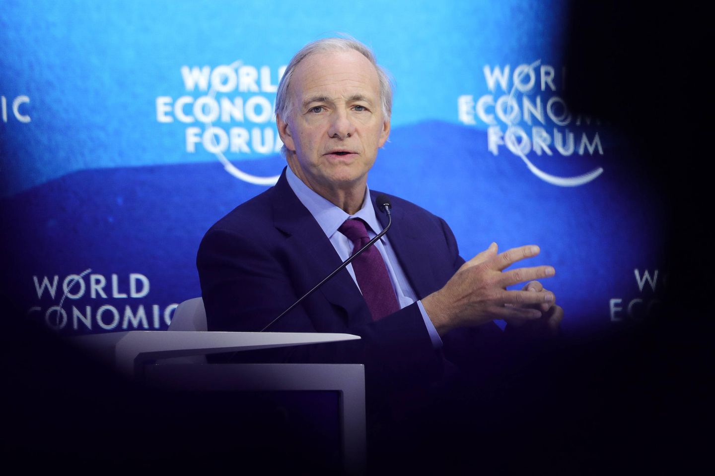 Ray Dalio beim Weltwirtschaftsforum 2022 in Davos