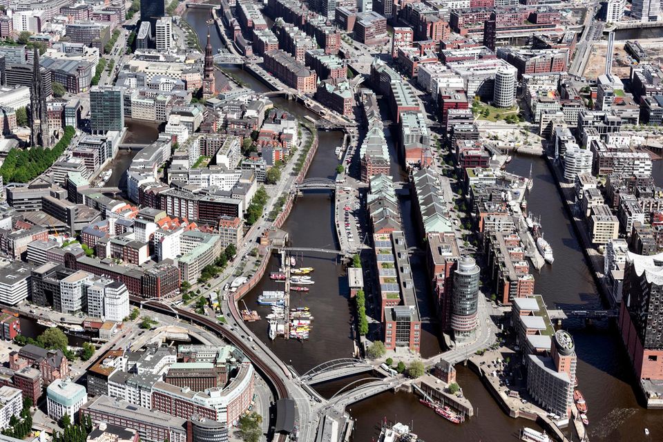 #3 Hamburg Luftansicht der Hamburger Hafen-City
