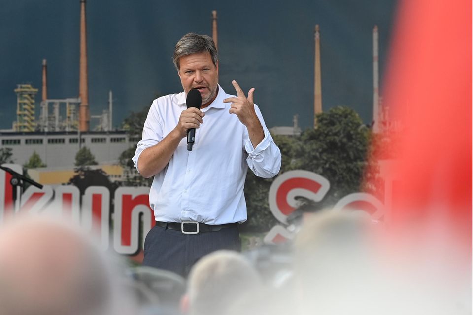 Robert Habeck Schwedt Oder PCK Proteste