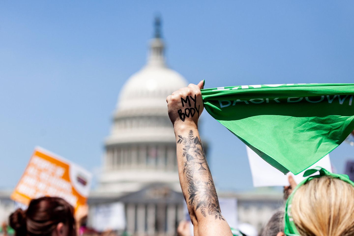 Seit Tagen wird in den USA für das Recht auf einen Schwangerschaftsabbruch demonstriert
