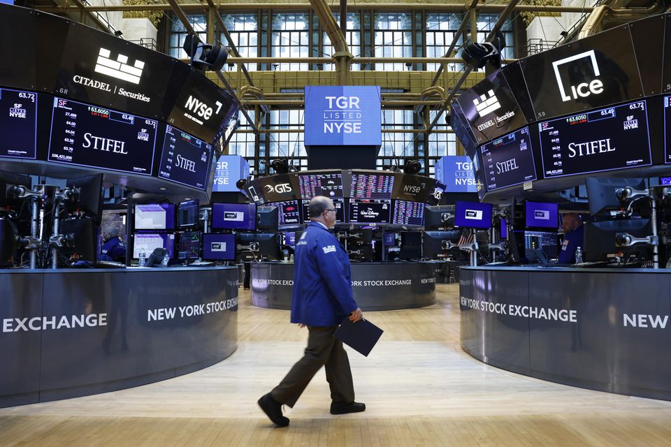 Aktienhändler an der New Yorker Börse