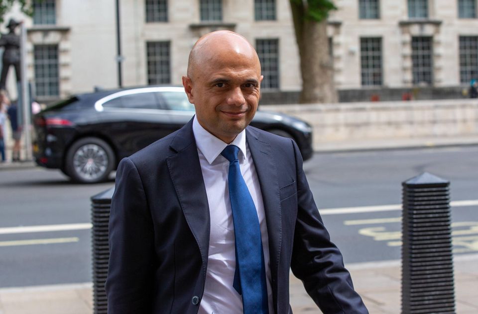 Zurückgetretener Gesundheitsminister Sajid Javid Zurückgetretener Gesundheitsminister Sajid Javid