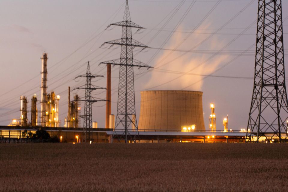 Die Shell-Raffinerie in Wesseling