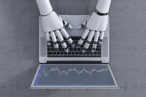 Maschine statt Mensch: Bei einem Robo Advisor übernimmt eine Maschine die Zusammenstellung des Portfolios