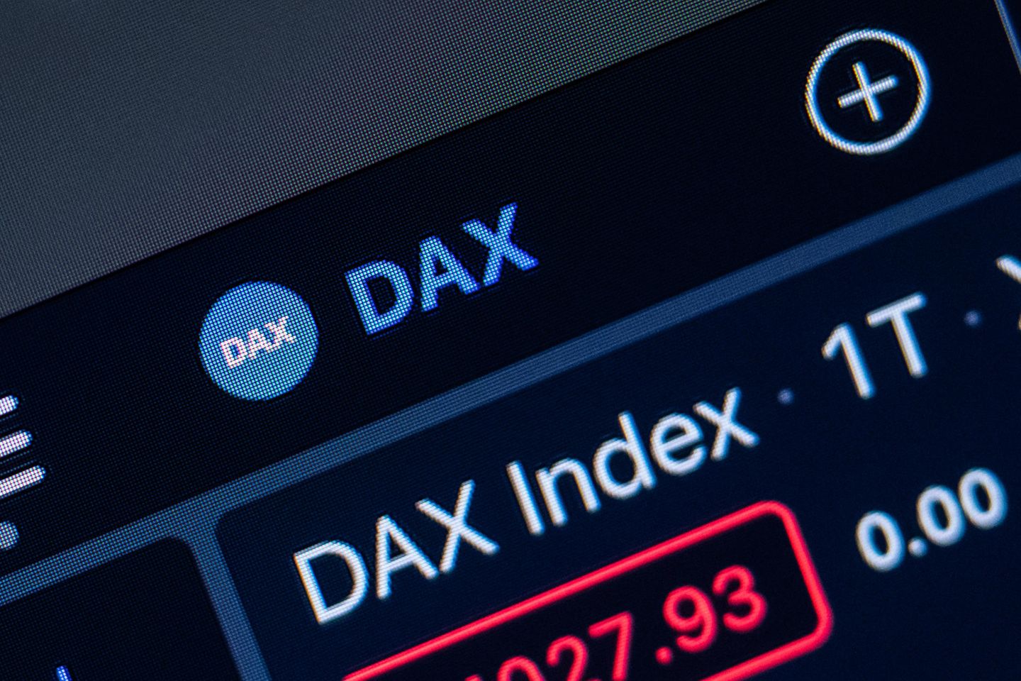 Das Logo und der Schriftzug des Deutschen Aktien Index (Dax) ist auf einem Laptop zu sehen