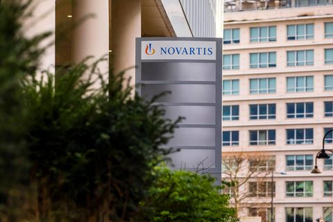 Novartis-Schriftzug