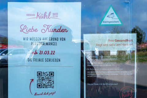 Bäckerei wegen Personalmangels geschlossen