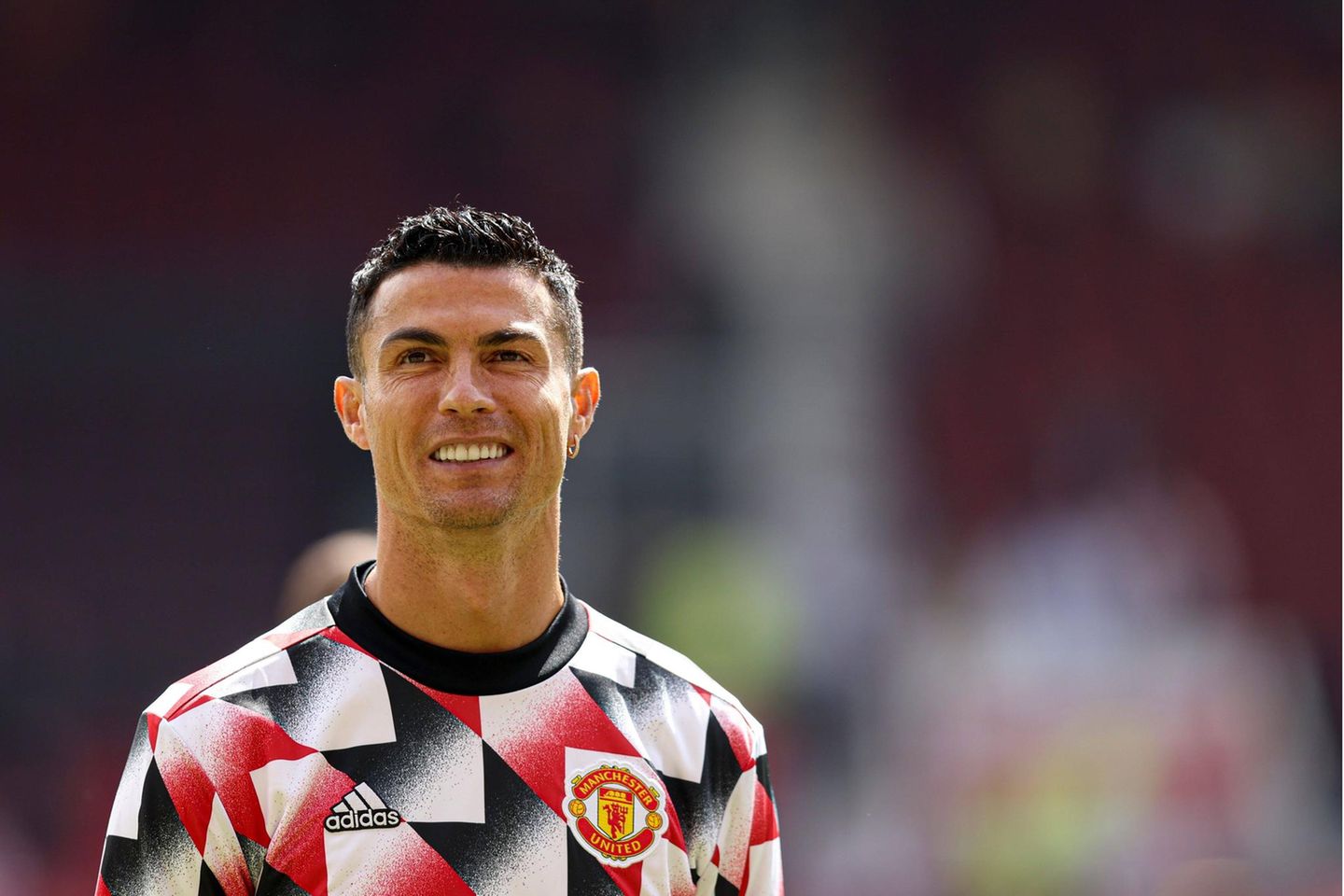Christiano Ronaldo lächelt in die Kamera
