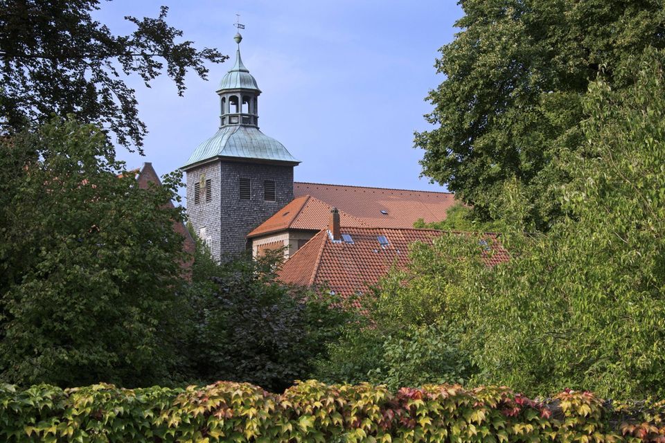Kloster Walsrode hinter Bäumen