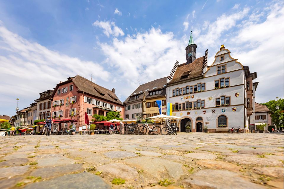 Marktplatz in Staufen im Breisgau