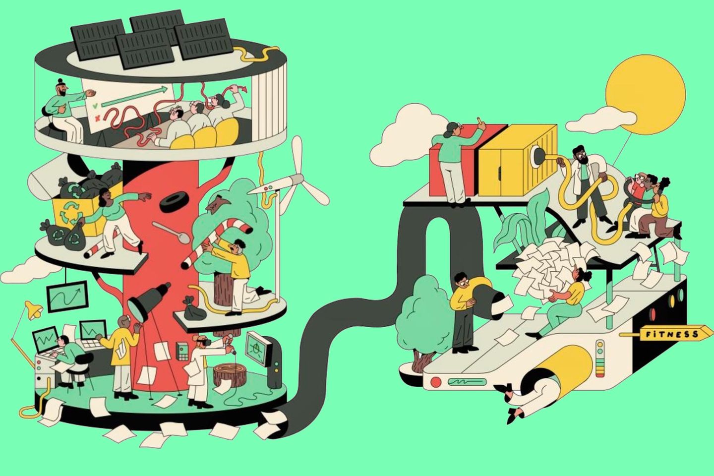 Digitallabore kooperieren oft mit vielen Unternehmen